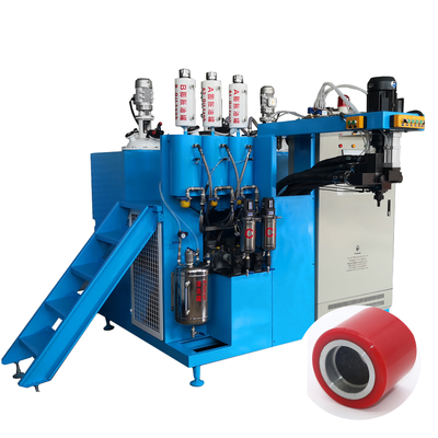 Forklift Omni Wheel 5000RPM Poliüretan Döküm Makinesi