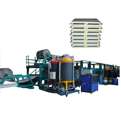 Süreksiz 120kW PU Sandviç Panel Üretim Hattı